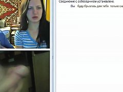 Two Young Girls React To A Dude Flashing His Dick In A Chat