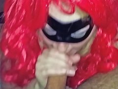 Mami In A Mask Sucking Daddy's Cock Free Porn B8 Xhamster
